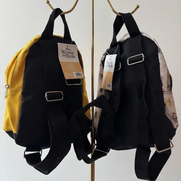 151,Bundle Of 2 Winnie the Pooh Mini Backpack Set - 10” Canvas. - Picture 3 of 8